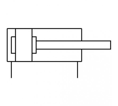 Компактный пневмоцилиндр Festo ADN-S-16-5-I-P