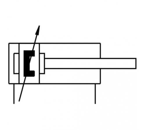Стандартный пневмоцилиндр Festo DSBG-80-200-PPVA-N3