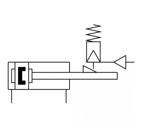 Компактный пневмоцилиндр Festo ADN-100-KP