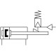 Компактный пневмоцилиндр Festo ADN-100-KP