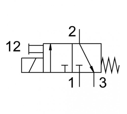 Распределитель Festo MFH-3-1/8-SEU