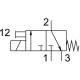 Распределитель с электромагнитным управлением Festo MHP2-MS1H-3/2G-M5