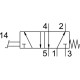 Пневмопедаль Festo F-5-1/4-B