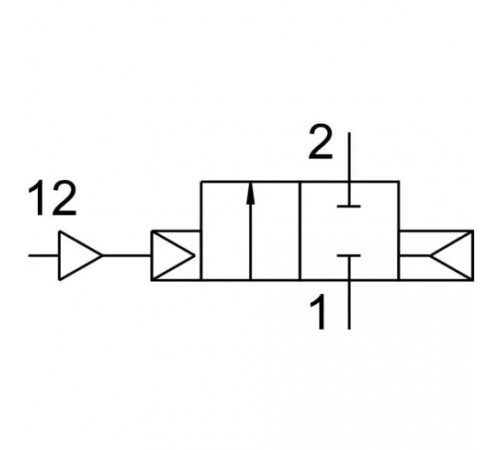 Пневмораспределитель Festo VLX-2-1/2-MS-NPT