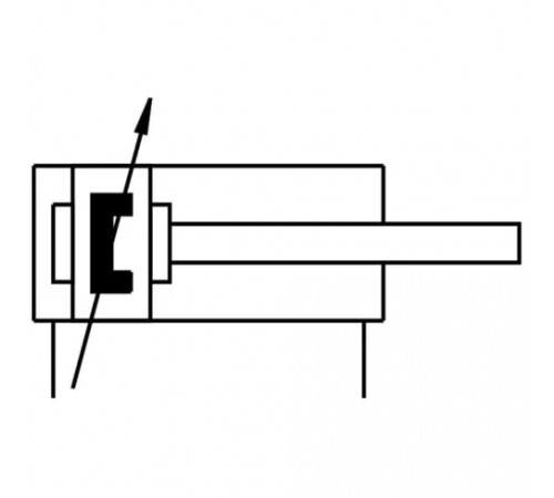 Стандартный пневмоцилиндр Festo DSBC-80-200-PPVA-P2